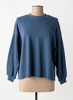 Hanorac elasticitate mâneci lungi albastru HOD femme