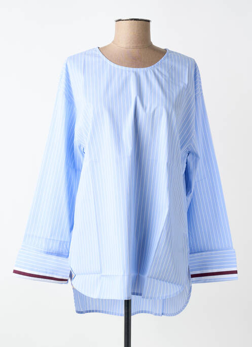 Tunică mâneci lungi guler rotund albastru FLOOR femme