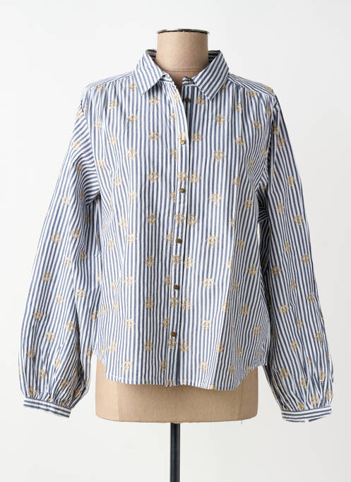 Cămașă țesătură poplin mâneci lungi gri SUMMUM femme