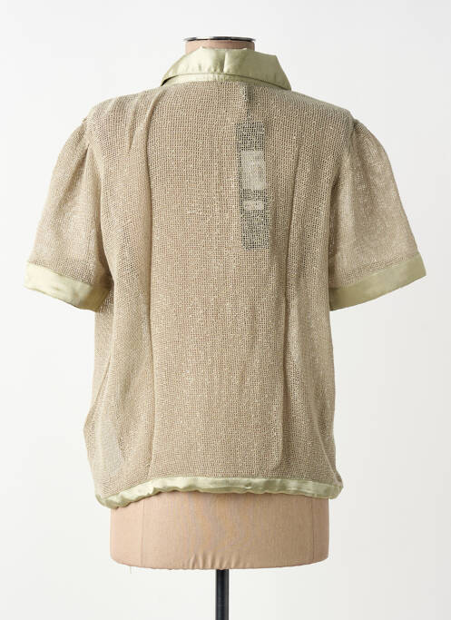 Cămașă mâneci scurte mâneci scurte verde NÜ femme