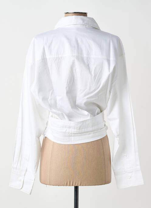 Cămașă croială cambrată mâneci lungi alb SECOND FEMALE femme