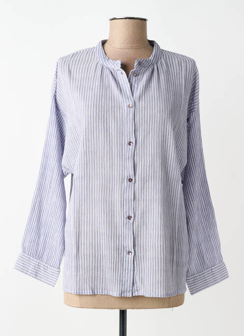 Cămașă croială cambrată mâneci lungi violet HOD femme