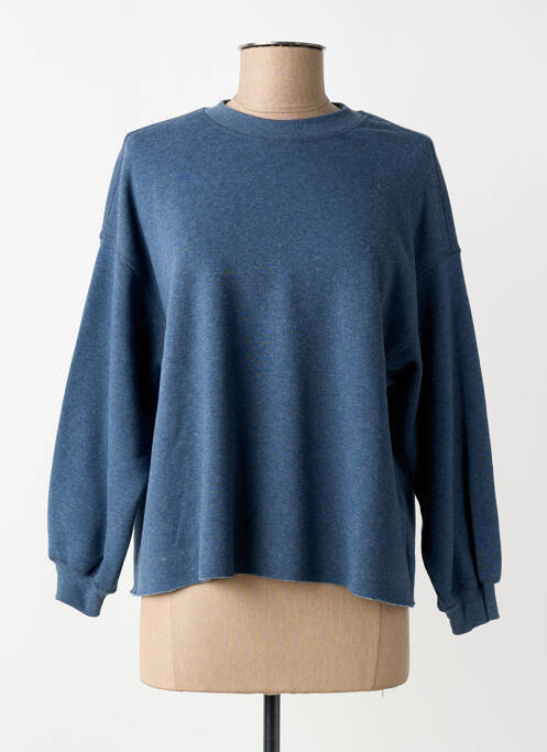 Hanorac elasticitate mâneci lungi albastru HOD femme