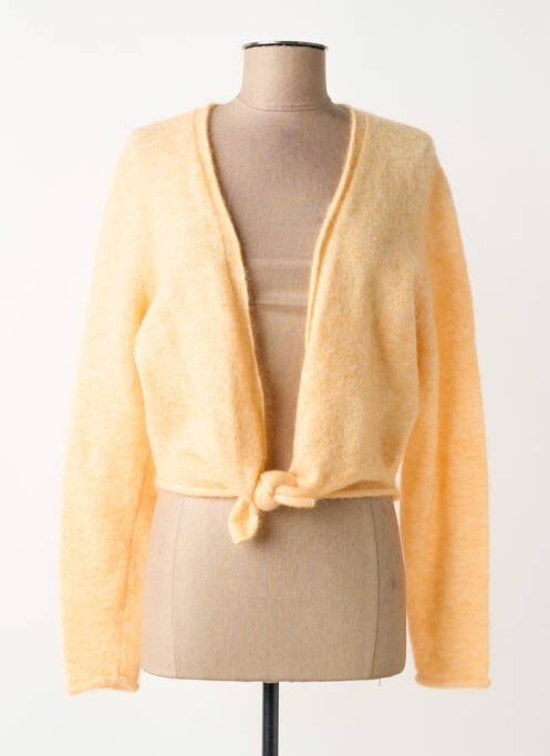 Vestă cu mâneci lungi strânsă pe partea de jos portocaliu SECOND FEMALE femme