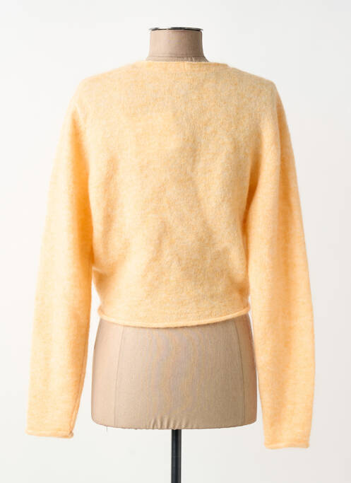 Vestă cu mâneci lungi strânsă pe partea de jos portocaliu SECOND FEMALE femme