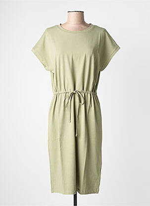 Rochie midi mâneci scurte mâneci scurte verde B.YOUNG femeie
