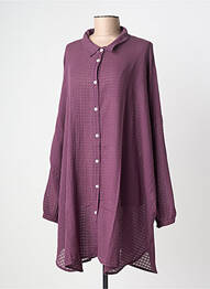 Rochie midi mâneci lungi mâneci lungi violet DROLATIC femme