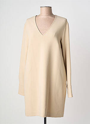 Rochie scurtă mâneci lungi mâneci lungi bej OTTOD'AME femme