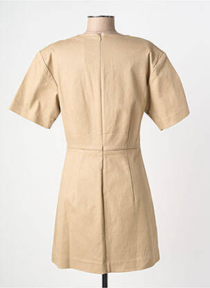 Rochie midi mâneci lungi mâneci lungi bej SECOND FEMALE femeie