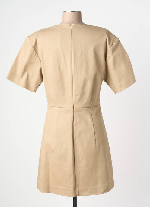 Rochie midi mâneci lungi mâneci lungi bej SECOND FEMALE femme