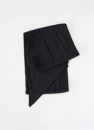 Eșarfă țesătură poplin negru SANS MARQUE femme