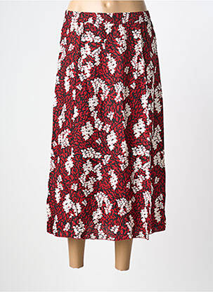 Fustă lungă croială fluidă roșu GRACE & MILA femme