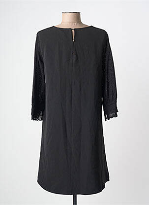 Rochie scurtă mâneci 3/4 mâneci 3/4 negru GRACE & MILA femeie