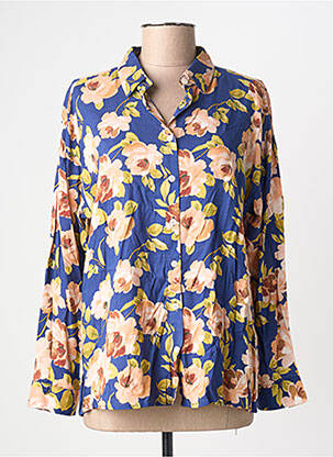 Cămașă imprimeu floral mâneci lungi albastru LA PETITE ETOILE femme