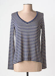 Tricou mâneci lungi mâneci lungi albastru PAKO LITTO femme