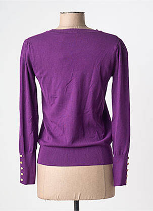 Pulover croială cambrată mâneci lungi violet LA PETITE ETOILE femeie