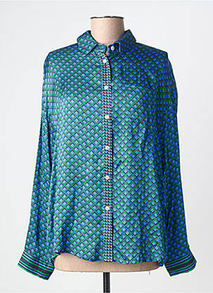 Cămașă imprimeu fantezie mâneci lungi albastru LA PETITE ETOILE femme