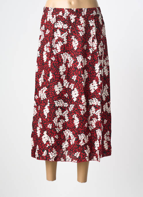 Fustă lungă croială fluidă roșu GRACE & MILA femme