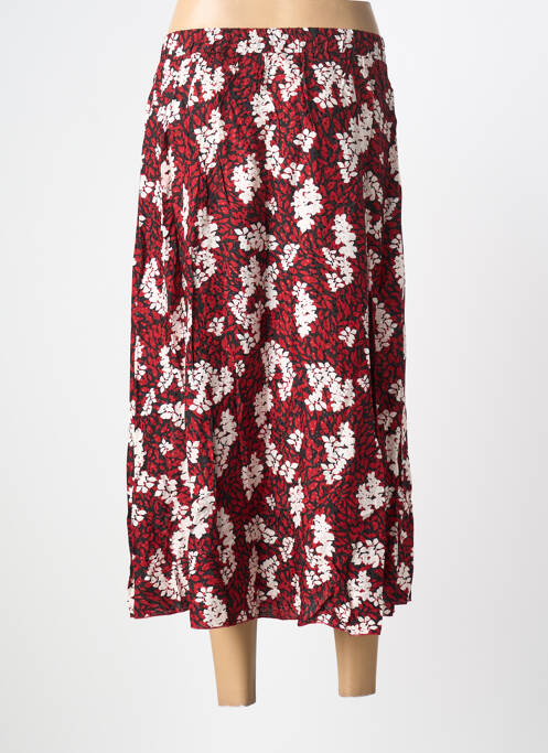 Fustă lungă croială fluidă roșu GRACE & MILA femme