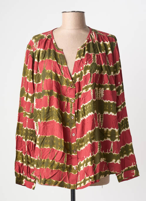 Cămașă imprimeu fantezie mâneci lungi roșu LA PETITE ETOILE femme