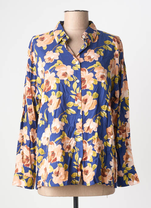 Cămașă imprimeu floral mâneci lungi albastru LA PETITE ETOILE femme