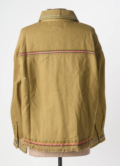 Jachete casual croială dreaptă verde STUDIO PARISIEN femme