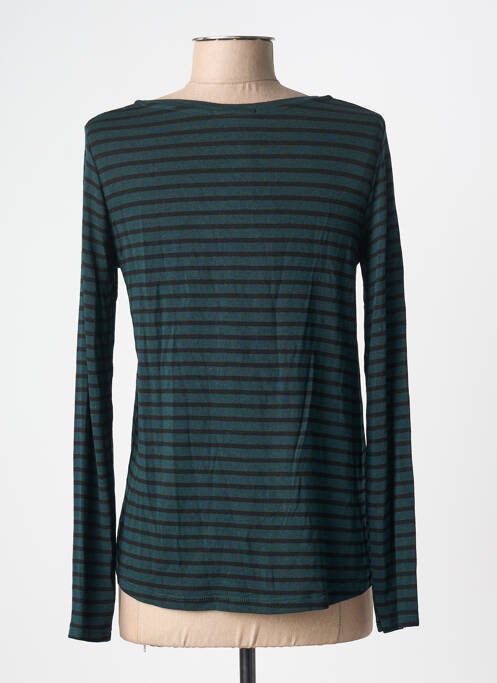 Tricou croială dreaptă mâneci lungi verde PAKO LITTO femme