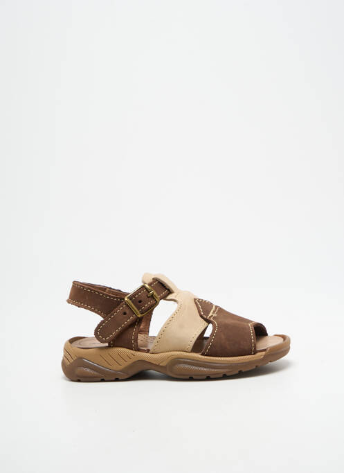 Sandale/pantofi decupați vârf deschis vârf deschis maro ZAPPER'S garcon