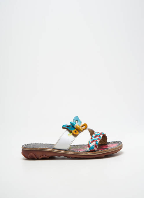 Mulete/saboți vârf deschis vârf deschis alb LAURA VITA fille