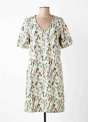 Rochie scurtă mâneci scurte mâneci scurte verde GARCIA femeie