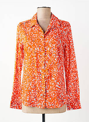 Cămașă imprimeu fantezie mâneci lungi portocaliu ONE STEP femme
