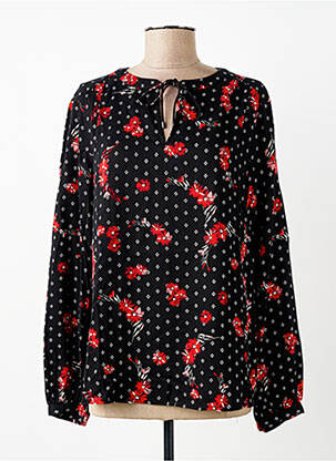 Bluză țesătură poplin mâneci lungi negru S.OLIVER femme