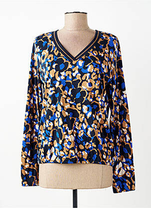 Tricou imprimeu fantezie mâneci lungi albastru BETTY BARCLAY femme