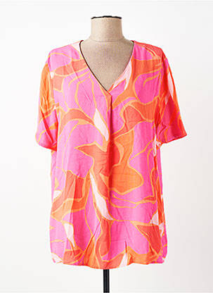 Top imprimeu fantezie mâneci scurte roz BETTY BARCLAY femme