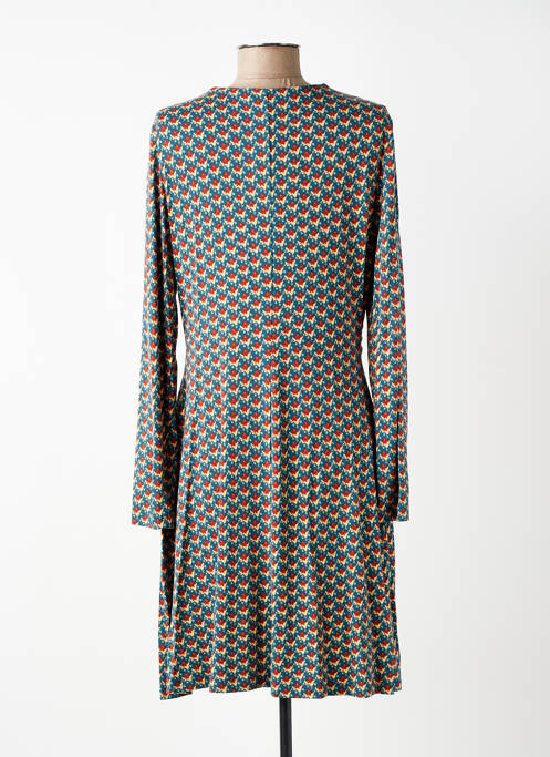 Rochie midi imprimeu fantezie mâneci lungi albastru SURKANA femme