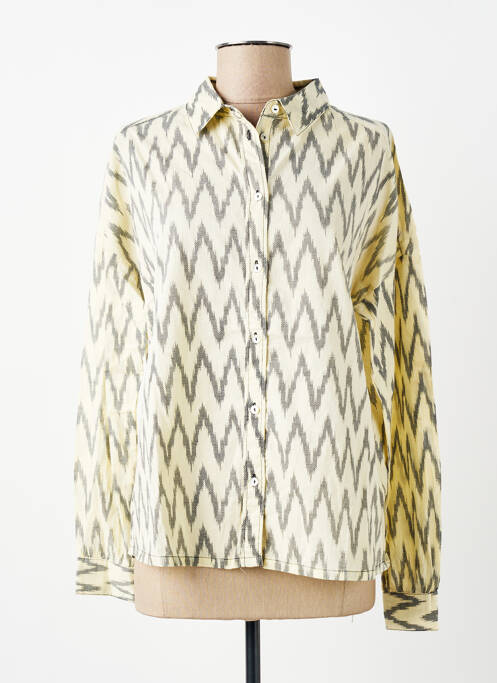 Cămașă imprimeu fantezie mâneci lungi bej MKT STUDIO femme