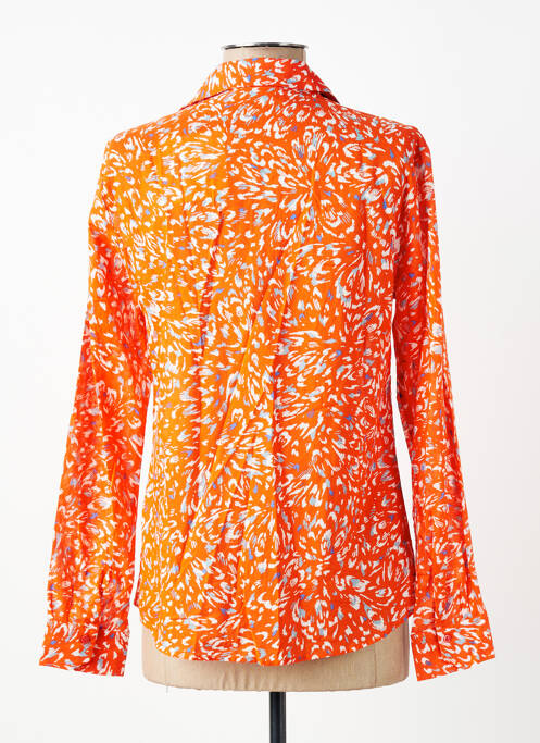 Cămașă imprimeu fantezie mâneci lungi portocaliu ONE STEP femme
