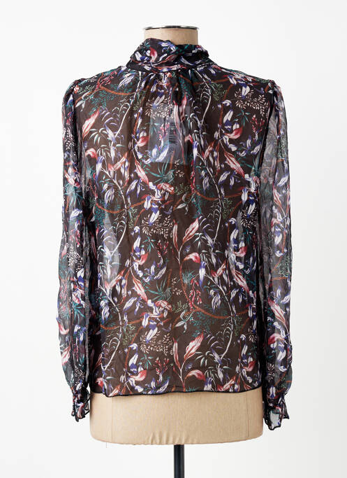 Top imprimeu fantezie mâneci lungi negru LA FEE MARABOUTEE femme