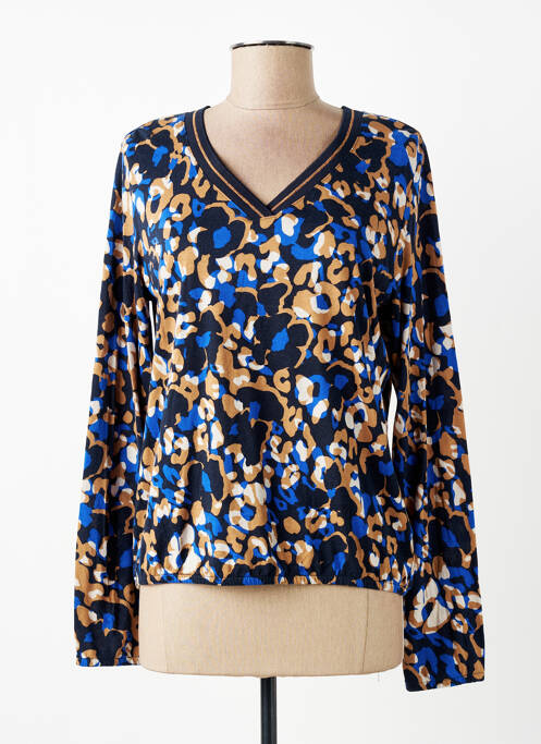 Tricou imprimeu fantezie mâneci lungi albastru BETTY BARCLAY femme