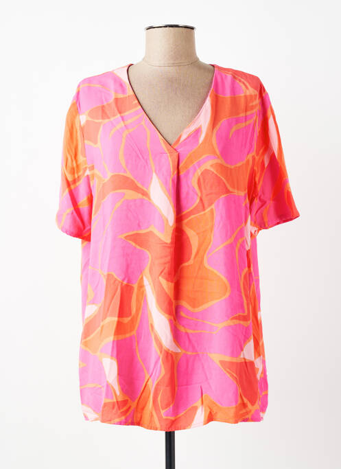 Top imprimeu fantezie mâneci scurte roz BETTY BARCLAY femme