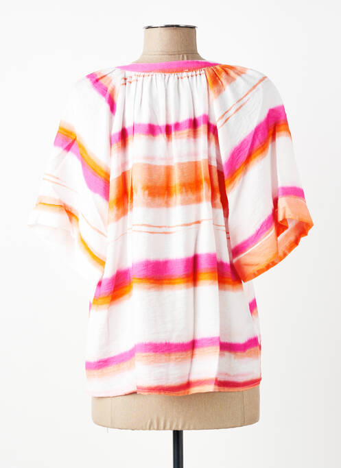 Top mâneci scurte mâneci scurte alb LA FEE MARABOUTEE femme