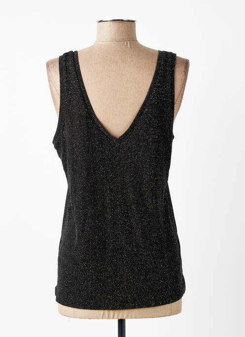 Top croială cambrată fără mâneci negru GARCIA femme