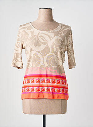 Tricou mâneci trei sferturi mâneci scurte bej BETTY BARCLAY femme