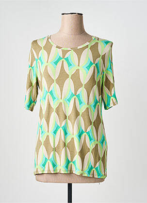 Tricou mâneci trei sferturi mâneci scurte verde BETTY BARCLAY femme