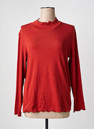 Maletă țesătură ripsată mâneci lungi portocaliu SIGNE NATURE femme