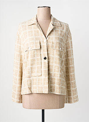 Jachete casual croială dreaptă bej SIGNE NATURE femme