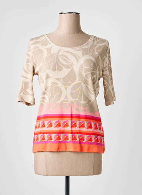 Tricou mâneci trei sferturi mâneci scurte bej BETTY BARCLAY femme