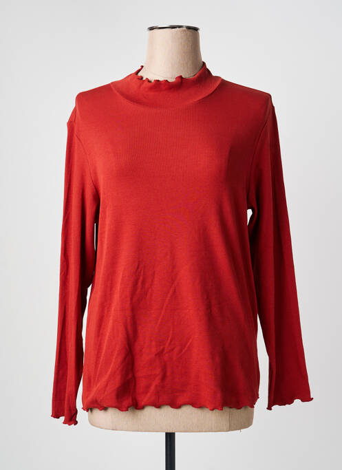 Maletă țesătură ripsată mâneci lungi portocaliu SIGNE NATURE femme