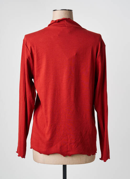 Maletă țesătură ripsată mâneci lungi portocaliu SIGNE NATURE femme