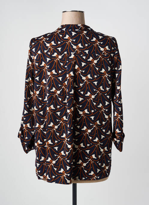 Cămașă imprimeu floral mâneci 3/4 albastru LA FEE MARABOUTEE femme